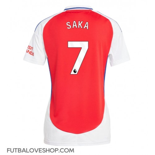 Dres Arsenal Bukayo Saka #7 Domáci pre Ženy 2024-25 Krátky Rukáv